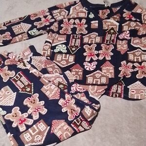 Gingerbread House Pajama Set